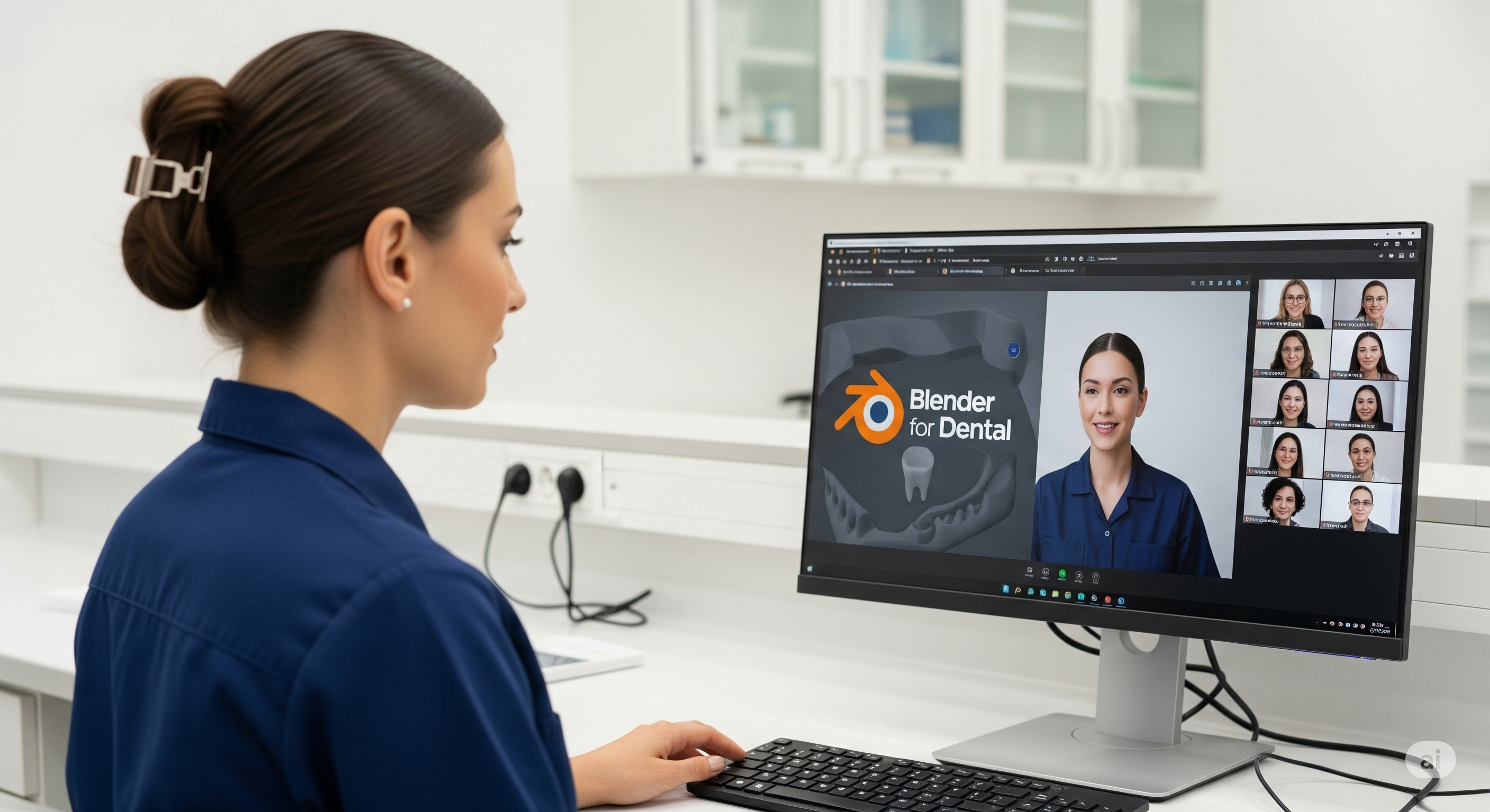 دوره جامع بلندر برای دندانپزشکی (Blender for Dental 3D Design)