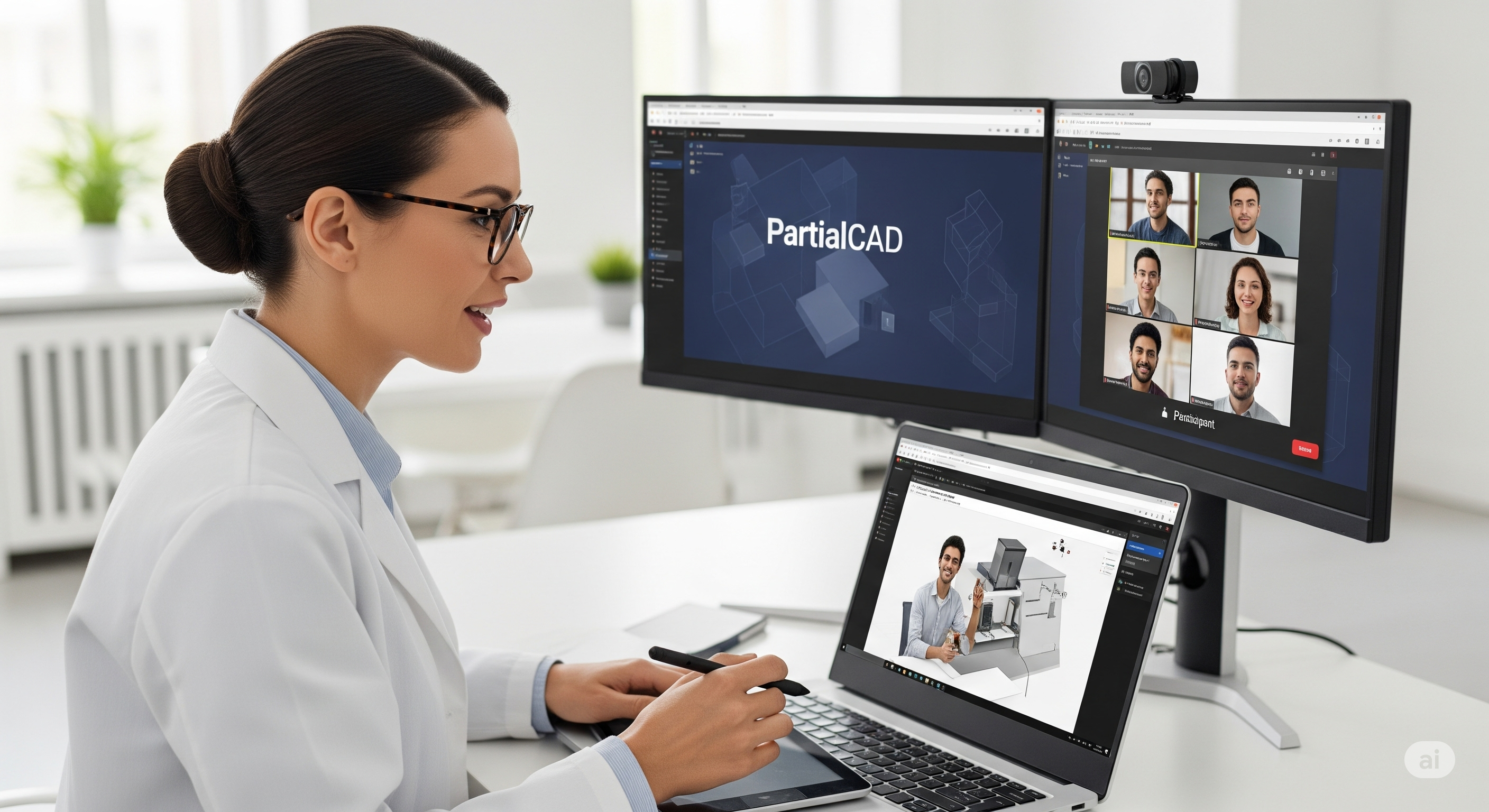 دوره تخصصی PartialCAD اگزوکد (Digital RPD Framework Design)